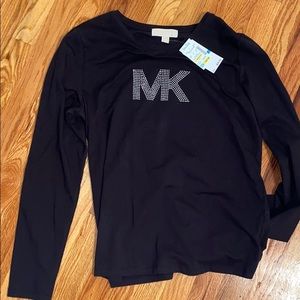 Michael Kors Long Sleeve Sequin Lettering